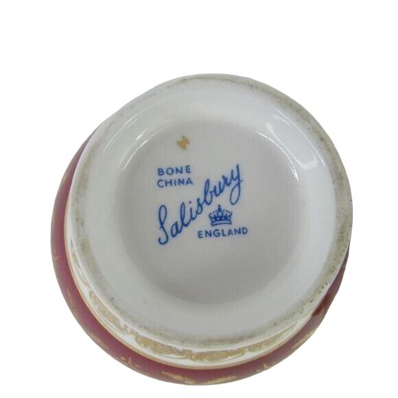 Salisbury Bone China Creamer Cup Sugar Bowl Set Small - Picture 4 of 7